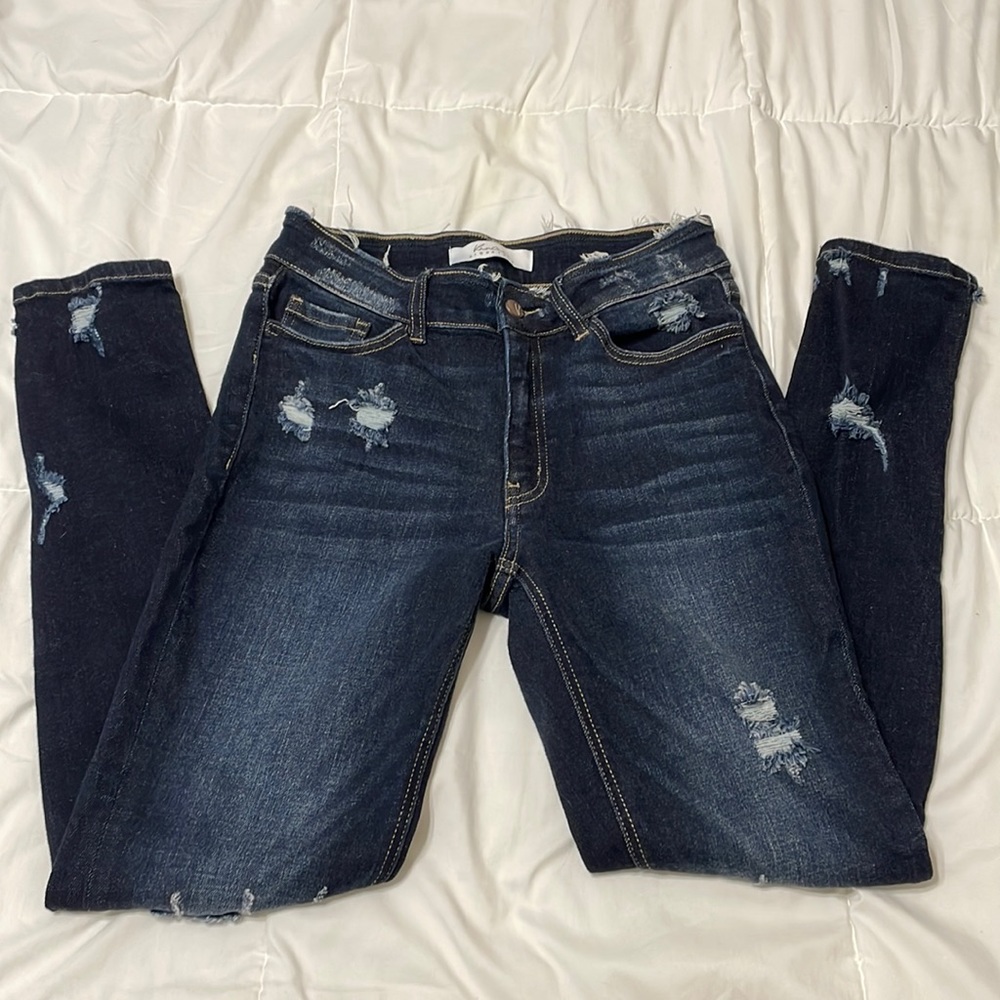 KanCan dark wash skinny jeans
